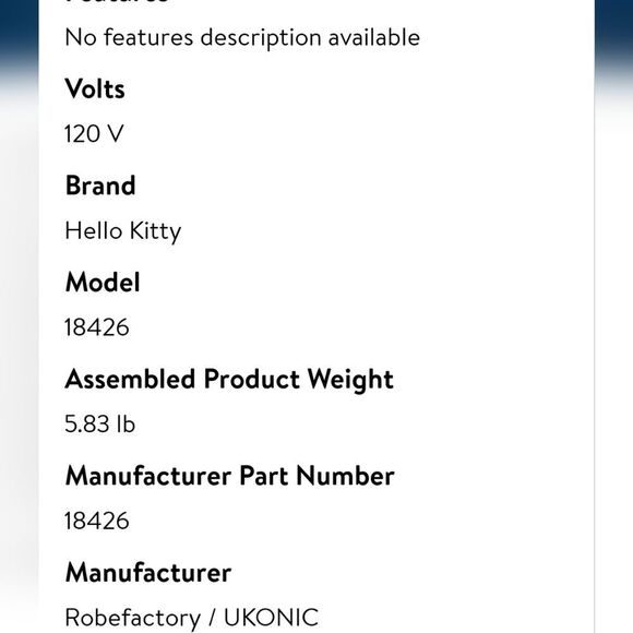 Hello Kitty Mini Fridge Thermoelectric Cooler - Picture 8 of 12